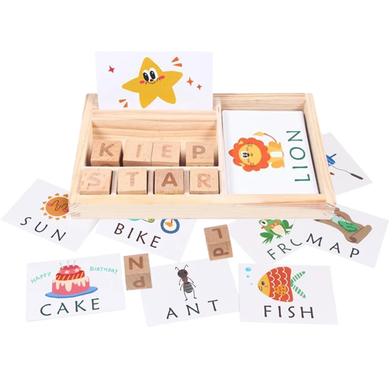 Montessori Educational Wooden Toys for Kids alphabet Educational Toys Words Wooden Learning Puzzle Toys for Baby 2 to 4 years
Montessori Educational Wooden Toys for Kids alphabet Educational Toys Words Wooden Learning Puzzle Toys for Baby 2 to 4 years