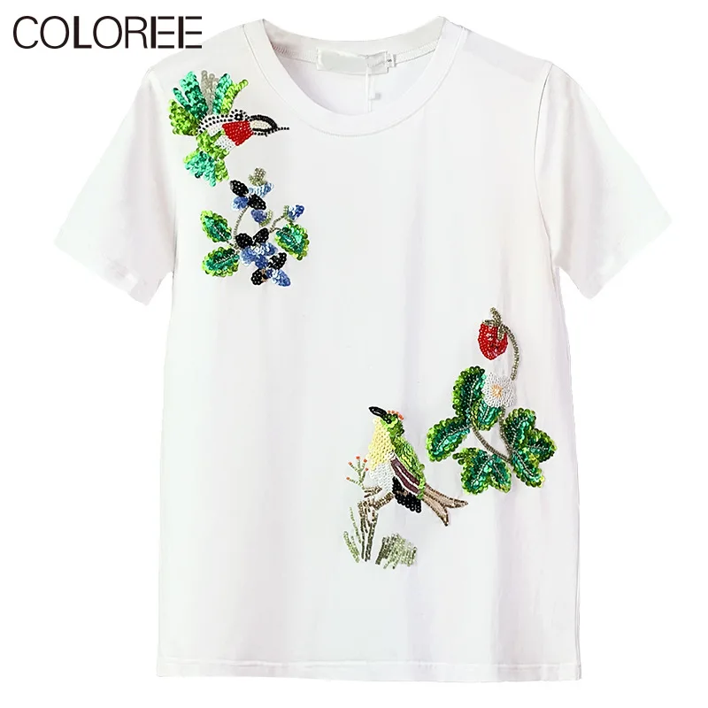 Runway Designers Tops Women 2021 Summer Casual O-neck Short Sleeve White Cotton T-shirt Female
Runway Designers Tops Women 2021 Summer Casual O-neck Short Sleeve White Cotton T-shirt Female