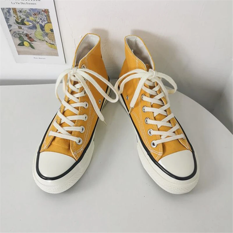 Unisex Classic Canvas Shoes High/Low Top Vulcanize Athletic Sneakers for Women Flat Casual Shoes Designer Ladies Canvas Shoes
Unisex Classic Canvas Shoes High/Low Top Vulcanize Athletic Sneakers for Women Flat Casual Shoes Designer Ladies Canvas Shoes