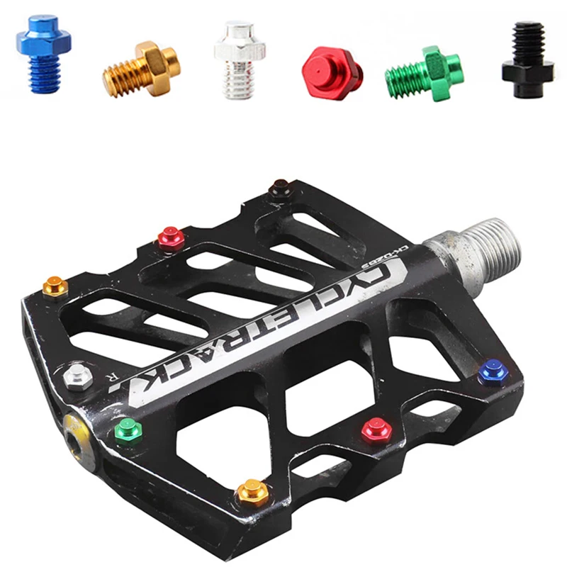 Mountain Bike Anti-slip Nails Non-slip Aluminum Alloy Ultra-light CNC Dead Fly Road Bike Pedal Hexagonal Anti-slip Nails
Mountain Bike Anti-slip Nails Non-slip Aluminum Alloy Ultra-light CNC Dead Fly Road Bike Pedal Hexagonal Anti-slip Nails