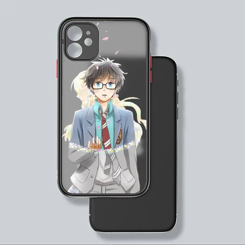 Your lie in April Phone Case For iphone 12 11 8 7 plus mini x xs xr pro max matte transparent cover
Your lie in April Phone Case For iphone 12 11 8 7 plus mini x xs xr pro max matte transparent cover