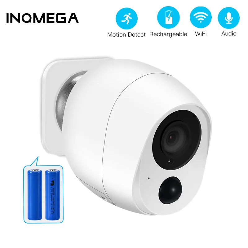 INQMEGA 1080P Low Power Mini Battery Camera Outdoor Wireless Security IP Camera PIR Motion Detect Smart Home Weatherproof Camer
INQMEGA 1080P Low Power Mini Battery Camera Outdoor Wireless Security IP Camera PIR Motion Detect Smart Home Weatherproof Camer