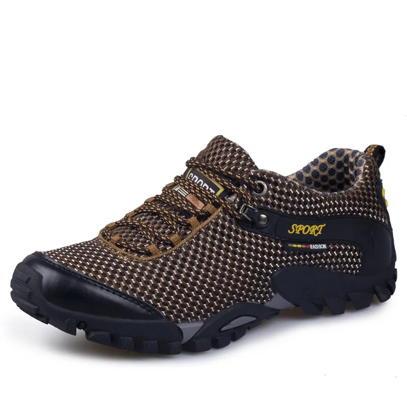 Spring New Hiking Shoes Men Outdoor Leisure Hiker Shoes Non-slip Wear-resistant Mesh Breathable Fashion Tennis Shoes Large Size
Spring New Hiking Shoes Men Outdoor Leisure Hiker Shoes Non-slip Wear-resistant Mesh Breathable Fashion Tennis Shoes Large Size