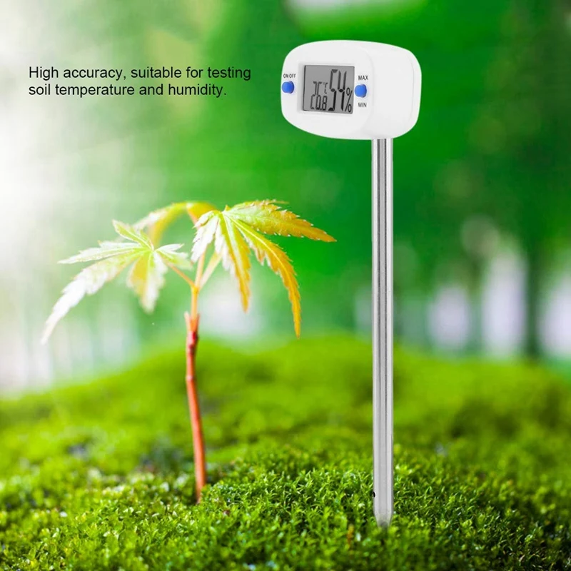 TA290 Digital Soil Hygrometer Moisture Meter Temperature Humidity Tester with Probe for Gardening Farming
TA290 Digital Soil Hygrometer Moisture Meter Temperature Humidity Tester with Probe for Gardening Farming