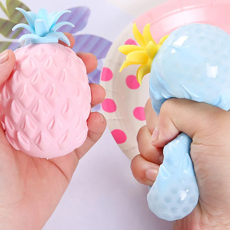 Colorful Soft Pineapple Squeezing Ball Rubber Funny Squishy Toys Anti Stress Elastic Fruit Ball Kids/Adult Release Anxiety Toys
Colorful Soft Pineapple Squeezing Ball Rubber Funny Squishy Toys Anti Stress Elastic Fruit Ball Kids/Adult Release Anxiety Toys