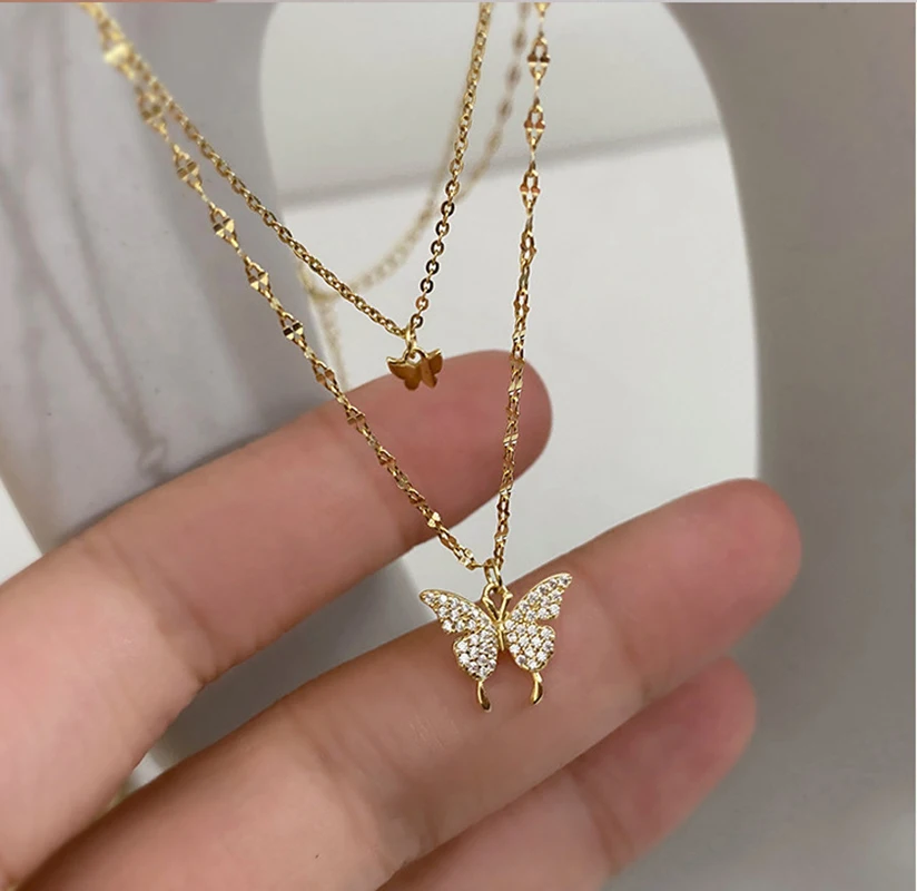 2021 new simple retro double pendant necklace Ladies accessories Ladies necklace украшения женские bague femme acier inoxydable
2021 new simple retro double pendant necklace Ladies accessories Ladies necklace украшения женские bague femme acier inoxydable