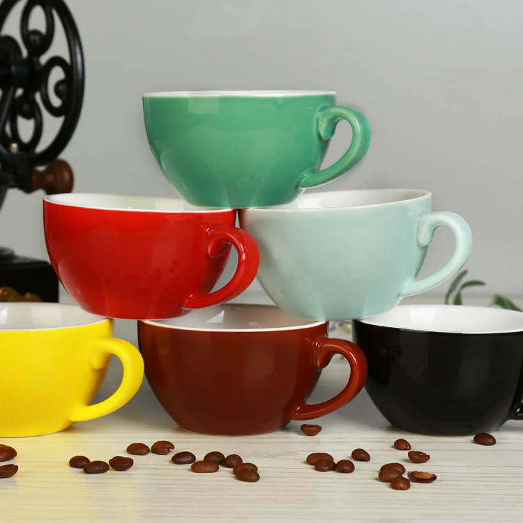 New bone china thick body cappuccin 300ml colorful Coffee cups and saucers ceramic coffee cup saucer
New bone china thick body cappuccin 300ml colorful Coffee cups and saucers ceramic coffee cup saucer