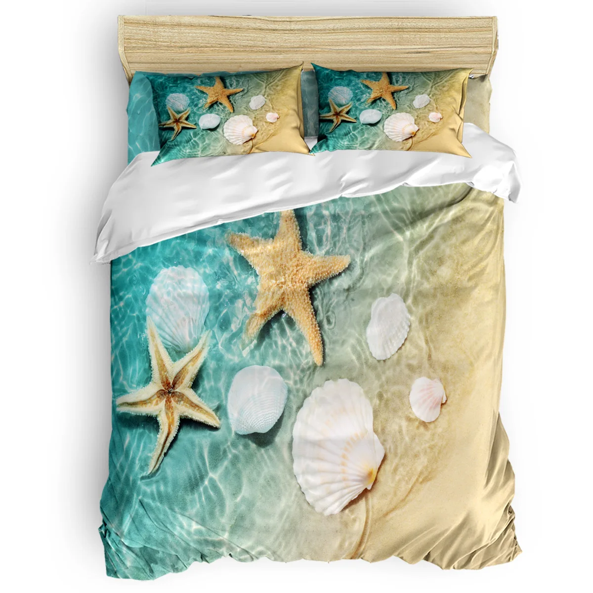 Beach Sand Starfish Duvet Cover Set 2/3/4pcs Bedding Set Bed Sheet Pillowcases Cover Set
Beach Sand Starfish Duvet Cover Set 2/3/4pcs Bedding Set Bed Sheet Pillowcases Cover Set