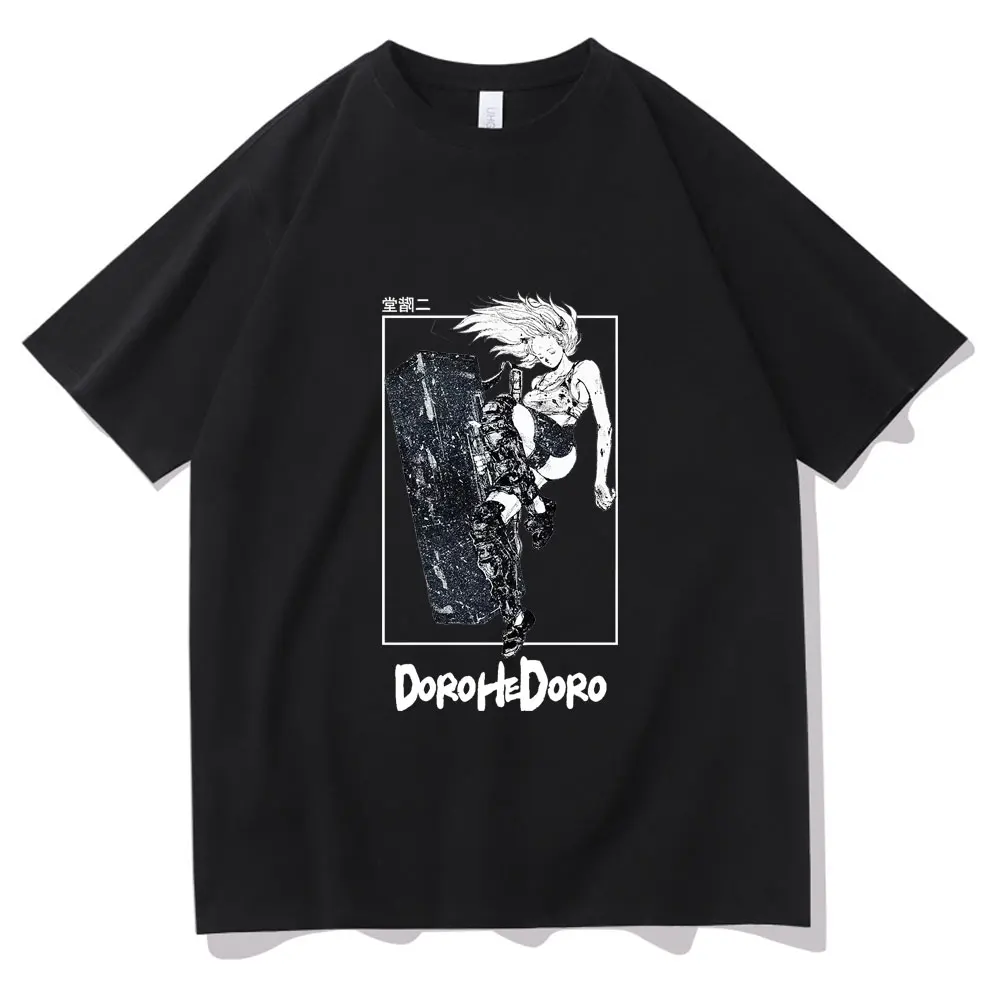 Anime Dorohedoro Graphics Print T-shirt Men Women Cartoon Tee Womens Hip Hop Loose Short Sleeve Mens Shrink-proof Cotton Tshirt
Anime Dorohedoro Graphics Print T-shirt Men Women Cartoon Tee Womens Hip Hop Loose Short Sleeve Mens Shrink-proof Cotton Tshirt