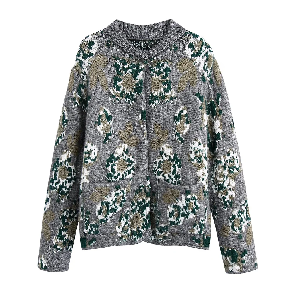 Fall New Retro Sweater Women Jacquard Loose Lazy Knit Cardigan Jacket Outer Wear Korean Female Coat Winter Long Sleeve Top
Fall New Retro Sweater Women Jacquard Loose Lazy Knit Cardigan Jacket Outer Wear Korean Female Coat Winter Long Sleeve Top