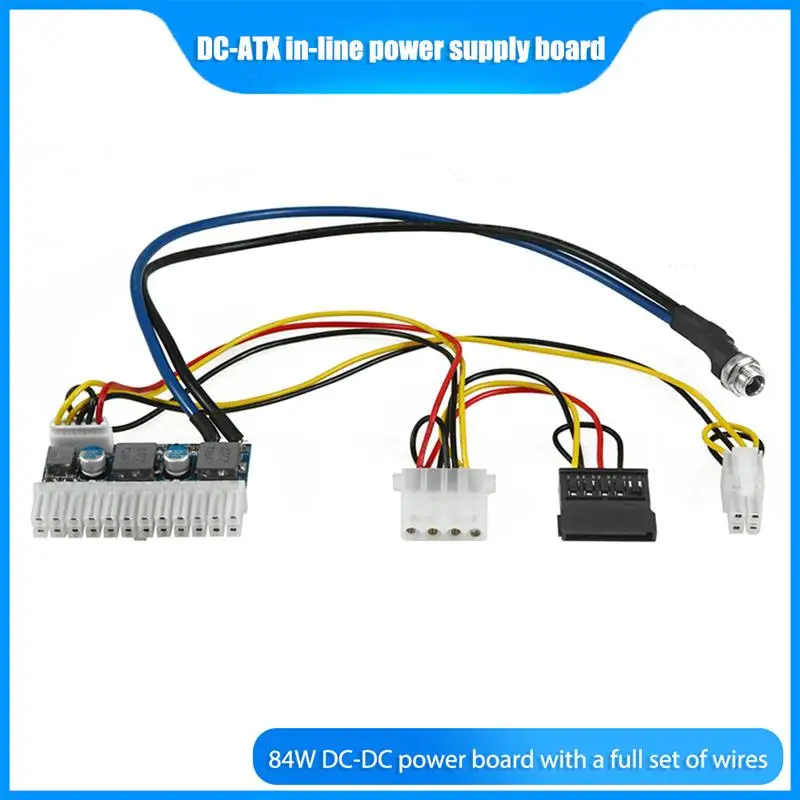 DC-ATX Input Power Supply Module With Cables 12V 24Pin 150W Switch CPU Mini ITX Power Motherboard For MINI Computer POS Machine
DC-ATX Input Power Supply Module With Cables 12V 24Pin 150W Switch CPU Mini ITX Power Motherboard For MINI Computer POS Machine