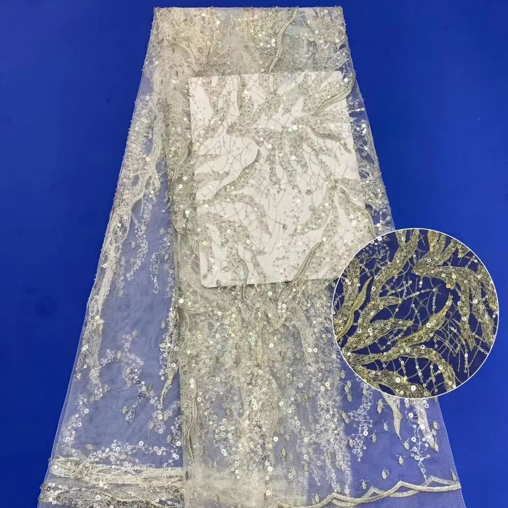 newcoming amazing african sequins net tulle lace fabric beautiful beads tube embroidery mesh lace fabric ZXAP204
newcoming amazing african sequins net tulle lace fabric beautiful beads tube embroidery mesh lace fabric ZXAP204