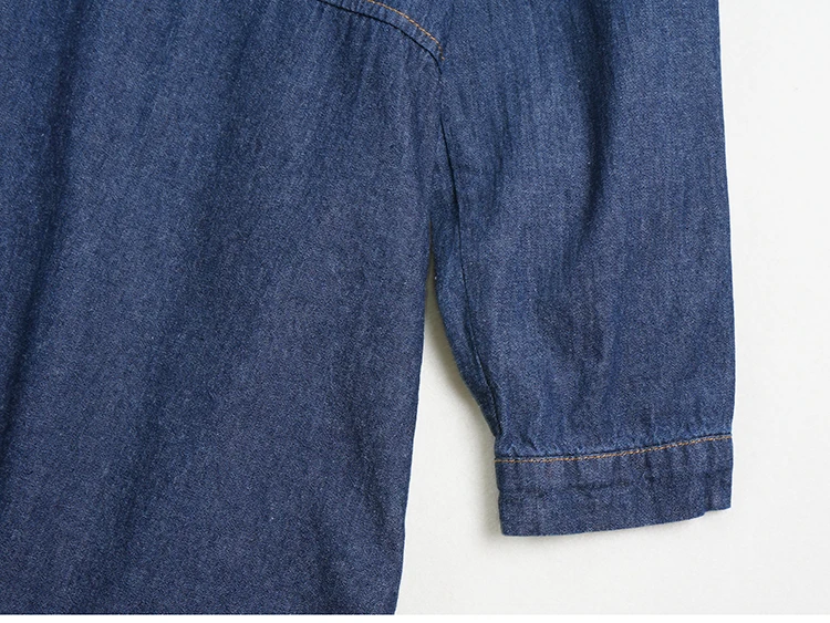 Japan Style Vintage Denim Blue Dress New Autumn Winter Loose Casual Turndown Collar Long Sleeve Women
Japan Style Vintage Denim Blue Dress New Autumn Winter Loose Casual Turndown Collar Long Sleeve Women