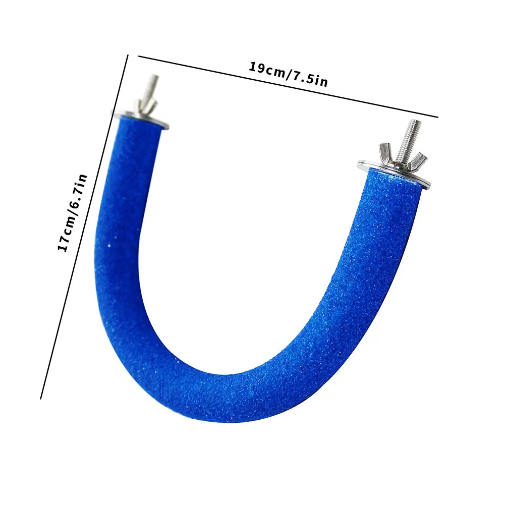 Pet Bird U Shape Wooden Stand Perch Parrot Foot Toy Rough-Surfaced Branches Toy Bird Supplies Bird Cage Accessories For Parakeet 
Pet Bird U Shape Wooden Stand Perch Parrot Foot Toy Rough-Surfaced Branches Toy Bird Supplies Bird Cage Accessories For Parakeet