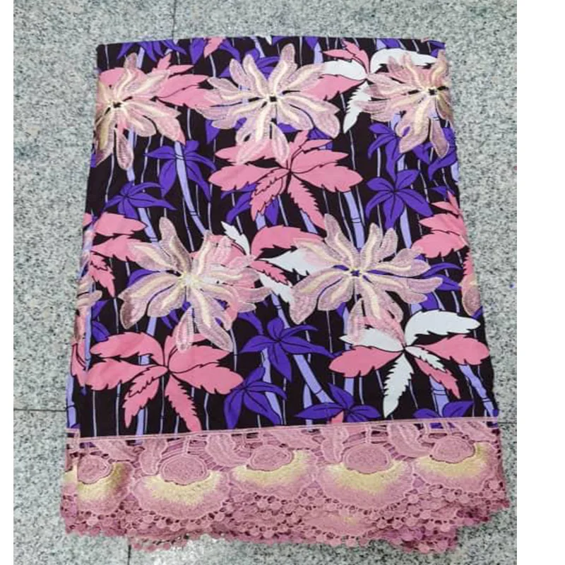 6yards New Fashion African Wax Lace Fabric Multi Color Design Nigerian Embroidery Lace Ankara Wax Fabric For Woman Party Dress
6yards New Fashion African Wax Lace Fabric Multi Color Design Nigerian Embroidery Lace Ankara Wax Fabric For Woman Party Dress