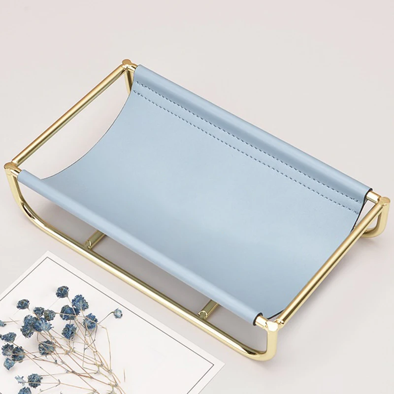 Iron Leather Storage Rack Desktop Decorative Tray Living Room Entrance Key Storage Rack Desktop Small Tray
Iron Leather Storage Rack Desktop Decorative Tray Living Room Entrance Key Storage Rack Desktop Small Tray