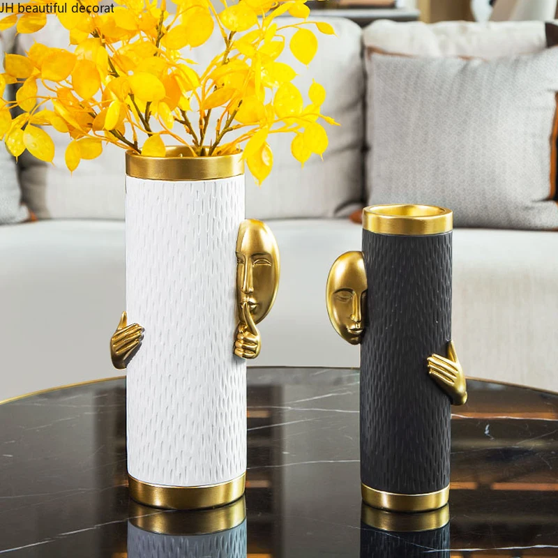 Украшение для дома, ваза из смолы, ремесло, Цветочная композиция для гостиной, аксессуары для сухих цветов, украшение для обеденного стола
Украшение для дома, ваза из смолы, ремесло, Цветочная композиция для гостиной, аксессуары для сухих цветов, украшение для обеденного стола