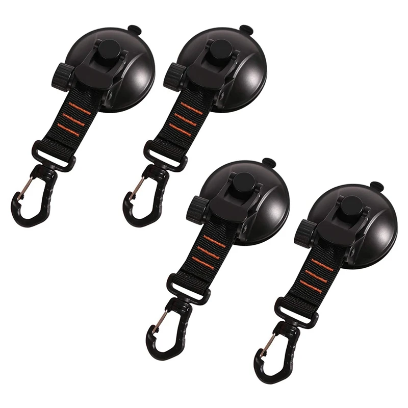 4 Pcs Heavy Duty Suction Cup Anchor with Securing Hook Tie Down, Camping Tarp Accessory As Car Side Awning
4 Pcs Heavy Duty Suction Cup Anchor with Securing Hook Tie Down, Camping Tarp Accessory As Car Side Awning