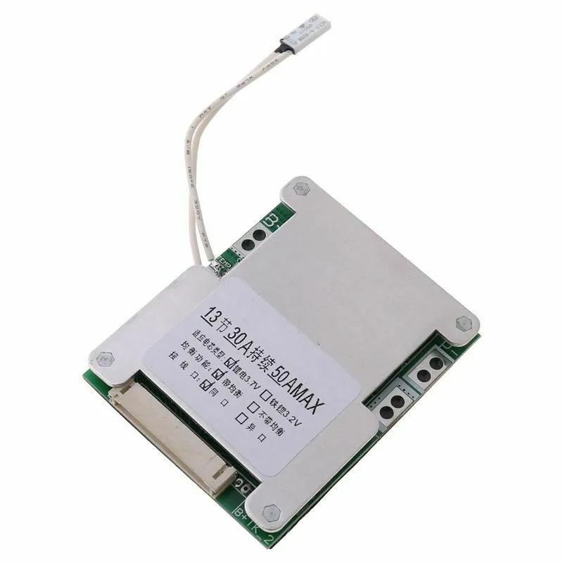 BMS 13S 48V 50A Li-ion Lithium Battery Pack Protection Equalizer Board PCB Balance Circuit Board For Electric Vehicles
BMS 13S 48V 50A Li-ion Lithium Battery Pack Protection Equalizer Board PCB Balance Circuit Board For Electric Vehicles