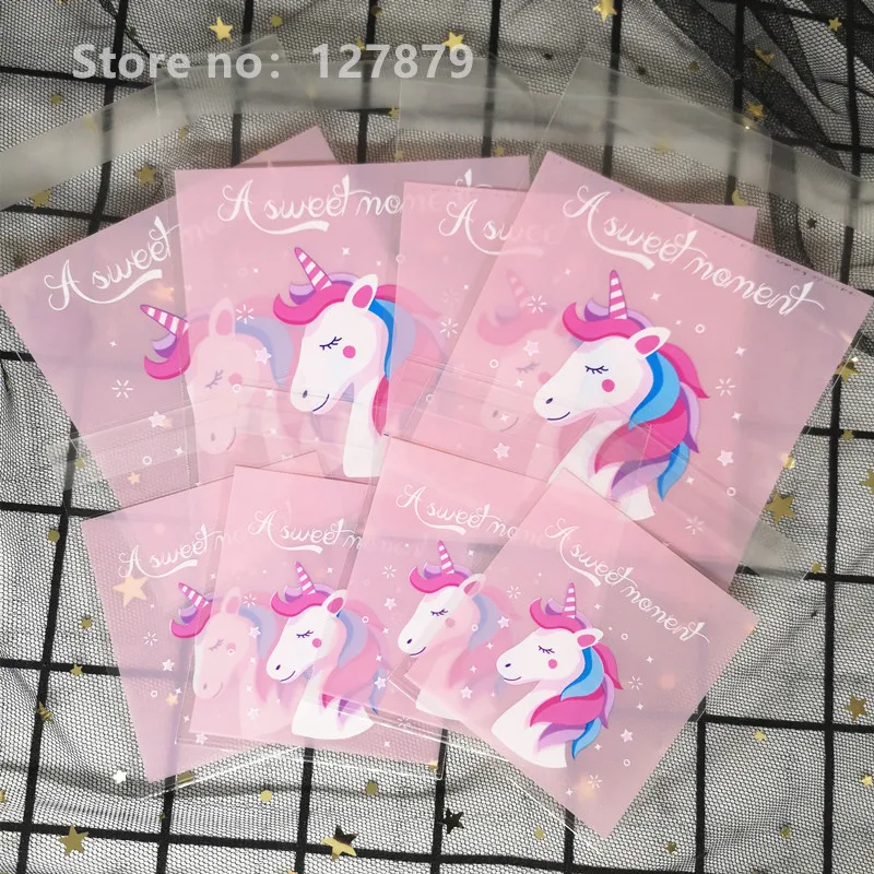 100pcs Cute unicorn Self-adhesive Cookies Bags 2 sizes Plastic Biscuits Candy Packaging Bag Wedding Birthday Party Supplies
100pcs Cute unicorn Self-adhesive Cookies Bags 2 sizes Plastic Biscuits Candy Packaging Bag Wedding Birthday Party Supplies