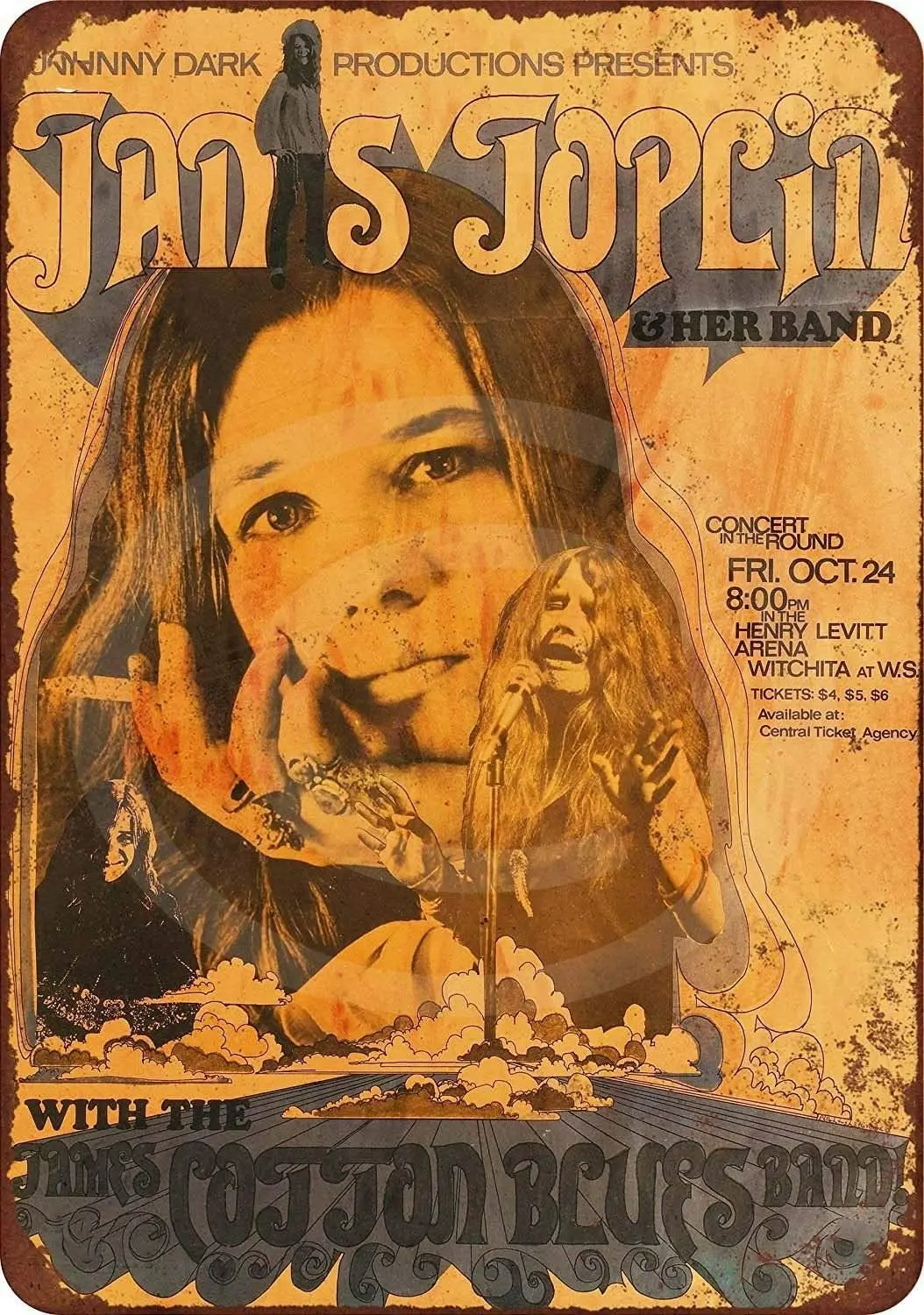 Wisesign Rusty Look Wall Decor 1969 Janis Joplin in Wichita Vintage Look for Patio Gym Farm Bar Ranch Garage Yard Metal Sig
Wisesign Rusty Look Wall Decor 1969 Janis Joplin in Wichita Vintage Look for Patio Gym Farm Bar Ranch Garage Yard Metal Sig