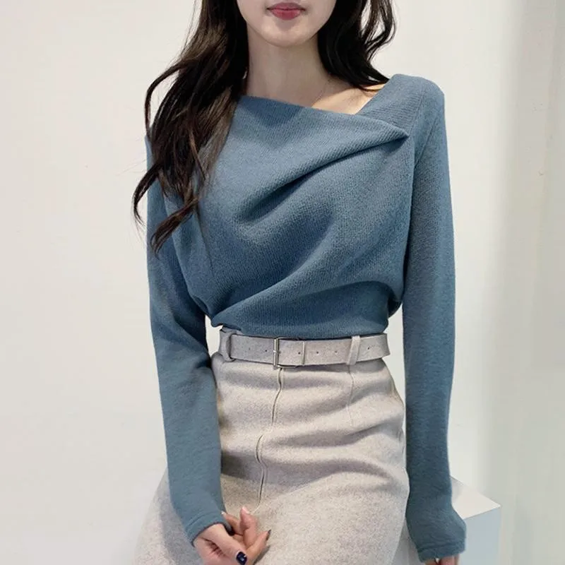 2022 New Woman Plush Tshirts Women'S Irregular Neck Autumn Winter Long Sleeve Casual T-Shirt Top Tops Mujer Camisetas
2022 New Woman Plush Tshirts Women'S Irregular Neck Autumn Winter Long Sleeve Casual T-Shirt Top Tops Mujer Camisetas