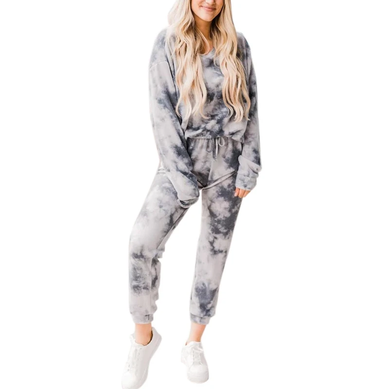 Tracksuit Women Clothes Two Piece Set Pants and Top Tie Dye Lounge Wear Summer Ensemble Femme 2 Pieces Sweat Suits M
Tracksuit Women Clothes Two Piece Set Pants and Top Tie Dye Lounge Wear Summer Ensemble Femme 2 Pieces Sweat Suits M
