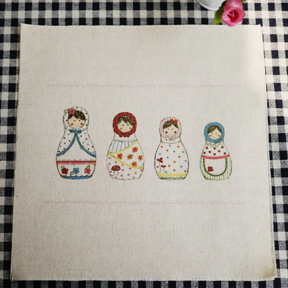cotton and linen cloth hand printing and dyeing decorative painting dining mat notebook cover Russian Dolls
cotton and linen cloth hand printing and dyeing decorative painting dining mat notebook cover Russian Dolls