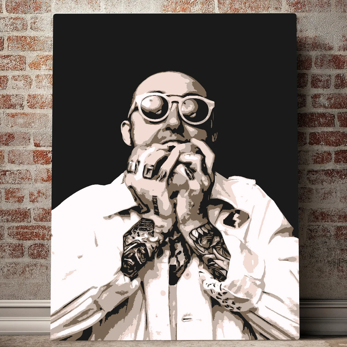 CAPICS оригинальный дизайн MAC MILLER Series очень большой Шелковый Холст с принтом Mac Miller