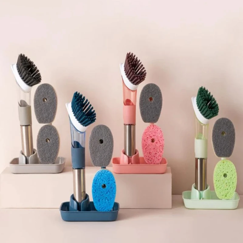 Dishwashing Multifunctional Cleaning Household Kitchen Oil Stains Pot Washing Brush Cup Sponge Brush Long Handle Cleaning Brush
Dishwashing Multifunctional Cleaning Household Kitchen Oil Stains Pot Washing Brush Cup Sponge Brush Long Handle Cleaning Brush