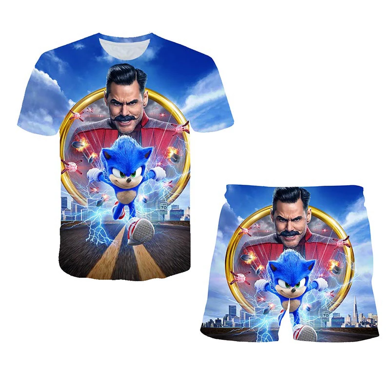 Children's Clothing Sets Sonic T Shirt Boys Tshirts Kids Pants Kids Girls Tops Tees Baby Clothes Short Sleeve Teen Girls Shirts
Children's Clothing Sets Sonic T Shirt Boys Tshirts Kids Pants Kids Girls Tops Tees Baby Clothes Short Sleeve Teen Girls Shirts