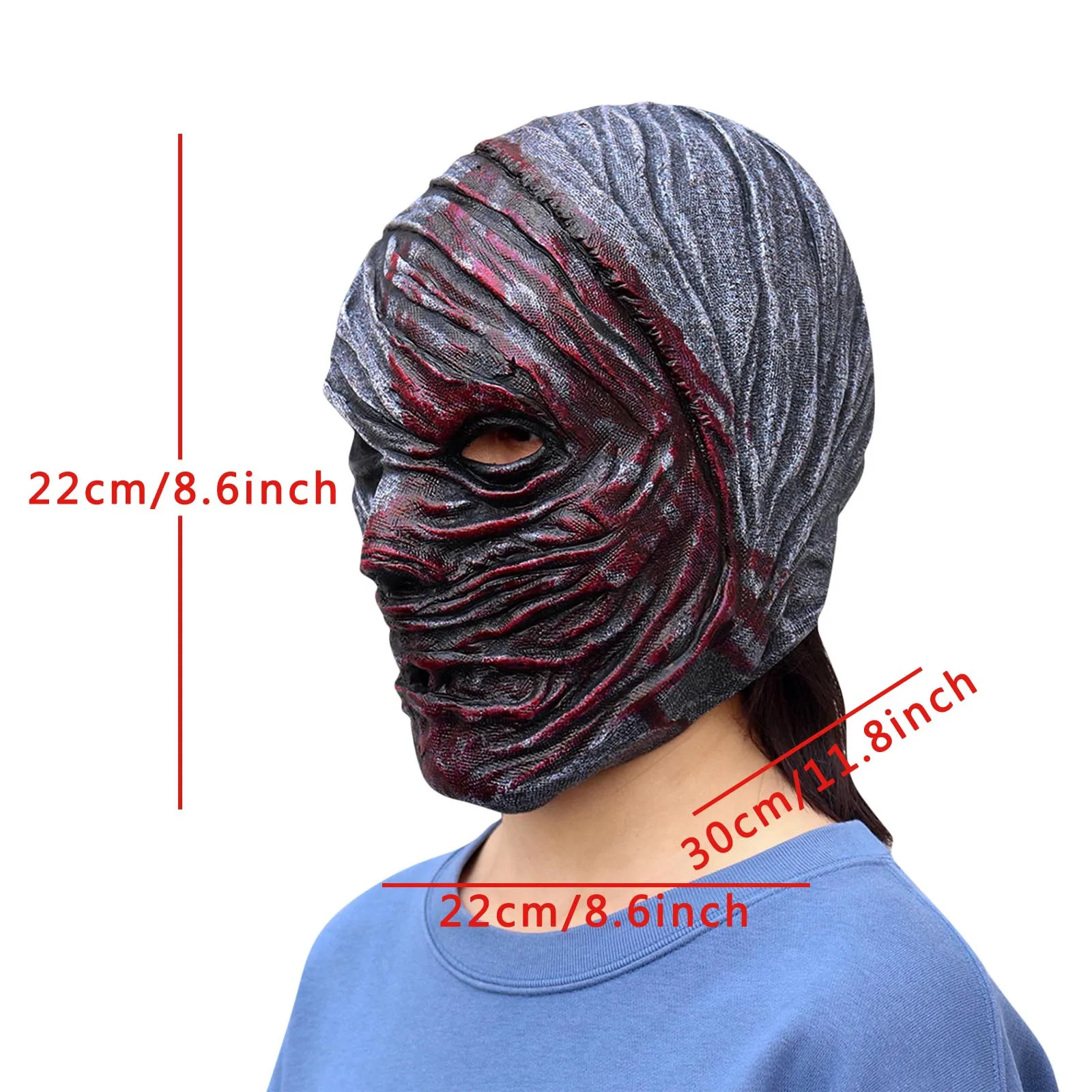 Bald Blood Scar Mask Horror Bloody Headgear 3d Realistic Human Face Headgear Halloween Decoration Props Halloween Ornaments
Bald Blood Scar Mask Horror Bloody Headgear 3d Realistic Human Face Headgear Halloween Decoration Props Halloween Ornaments