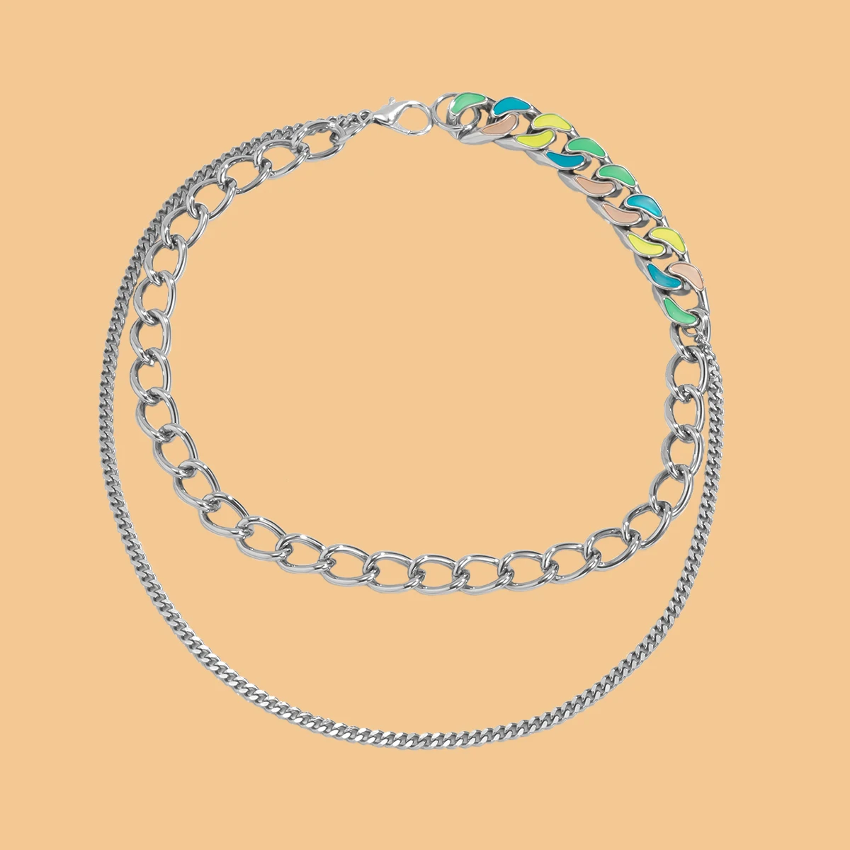 PuRui Punk Layered Thick Chain Necklace for Women/Men Hip Hop Chunky Choker Necklaces 2021 Fashion Jewelry for Neck Trendy Gifts
PuRui Punk Layered Thick Chain Necklace for Women/Men Hip Hop Chunky Choker Necklaces 2021 Fashion Jewelry for Neck Trendy Gifts