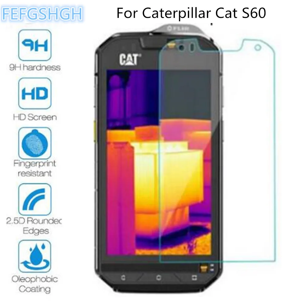 9H 2.5D Закаленное стекло для Caterpillar Cat S60 взрывозащищенное Защитное S52 | Мобильные
