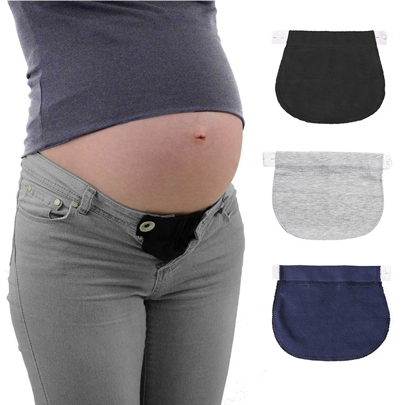 

3 шт. Женский Регулируемый эластичный пояс для беременных пояс для талии расширитель одежды брюки для беременных Швейные аксессуары