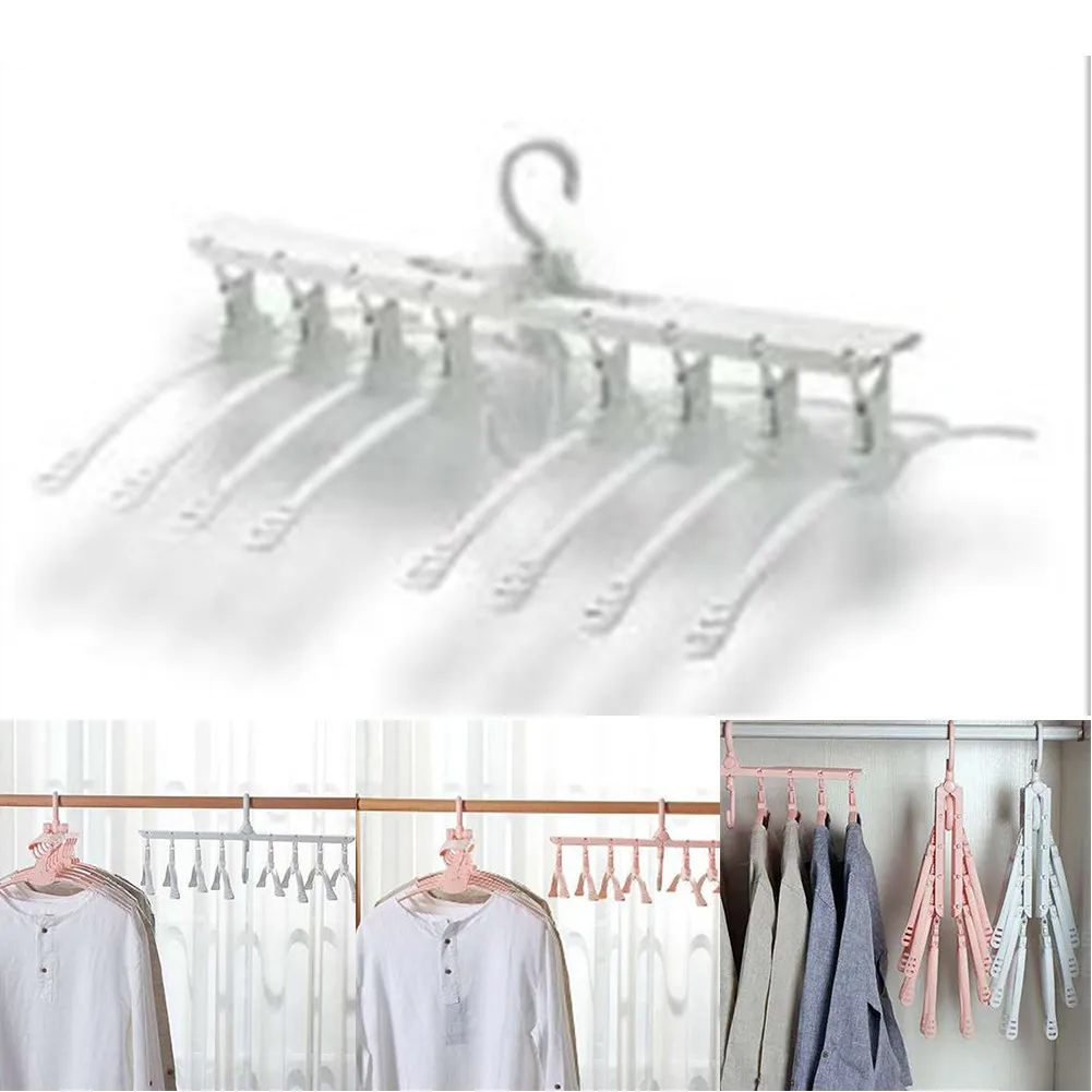 8 In 1Multi-functional Storage Rack Adjustable Pants Tie Storage Shelf Clothes Hanger Holder Plastic Closet Organizer
8 In 1Multi-functional Storage Rack Adjustable Pants Tie Storage Shelf Clothes Hanger Holder Plastic Closet Organizer