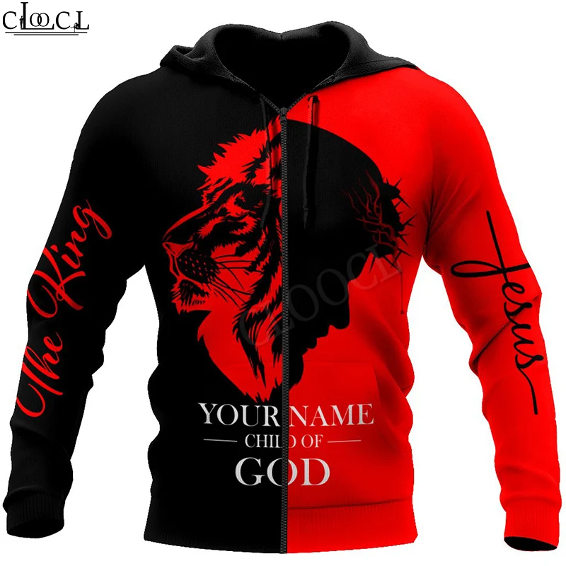 CLOOCL Christian Jesus Catholic DIY Customize Name Zipper Hoodie Men Women 3D Print Casual Long Sleeve Coat Drop Shipping
CLOOCL Christian Jesus Catholic DIY Customize Name Zipper Hoodie Men Women 3D Print Casual Long Sleeve Coat Drop Shipping