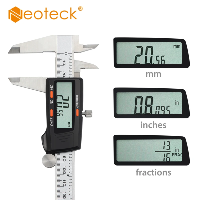 Цифровой штангенциркуль Neoteck, 150 мм, 6 дюймов, корпус из нержавеющей стали
Цифровой штангенциркуль Neoteck, 150 мм, 6 дюймов, корпус из нержавеющей стали