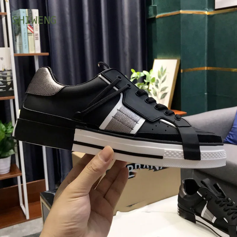2021 Autumn New Brand Men PU Canvas Shoes Boy Platform Shoes Student Leisure Shoes Men High-top Flat Shoes 38-45
2021 Autumn New Brand Men PU Canvas Shoes Boy Platform Shoes Student Leisure Shoes Men High-top Flat Shoes 38-45