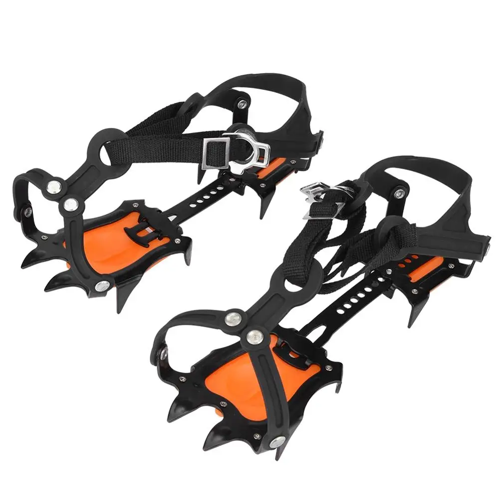 Professional 10 Teeth Anti-skid Claw with Hole Adjustable Anti-skid Claw for Mountain Climbing Skiing
Professional 10 Teeth Anti-skid Claw with Hole Adjustable Anti-skid Claw for Mountain Climbing Skiing
