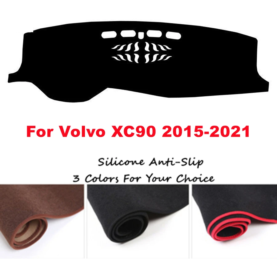 Super Soft Anti-slip Car Dashboard Cover For Volvo XC90 (2015-2021) 2016-17-18-19-2020 Auto DashMat Sun Shade Pad Protector
Super Soft Anti-slip Car Dashboard Cover For Volvo XC90 (2015-2021) 2016-17-18-19-2020 Auto DashMat Sun Shade Pad Protector