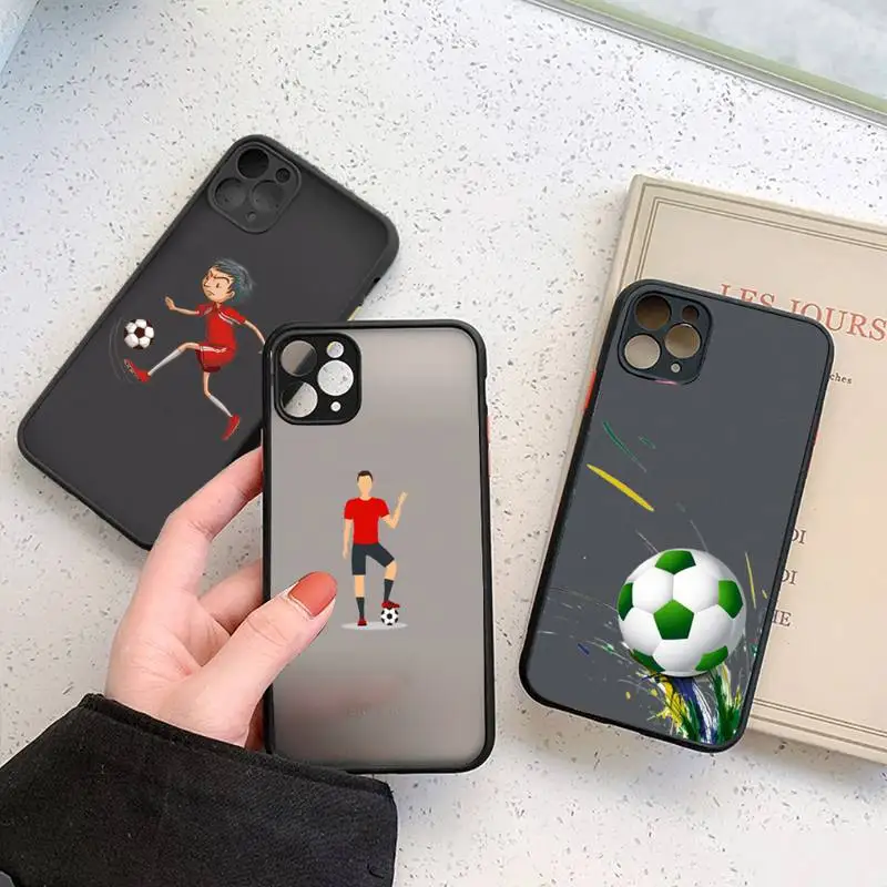 Cartoon Football Soccer ball Phone Case matte transparent For iphone 7 8 11 12 13 plus mini x xs xr pro max cover
Cartoon Football Soccer ball Phone Case matte transparent For iphone 7 8 11 12 13 plus mini x xs xr pro max cover