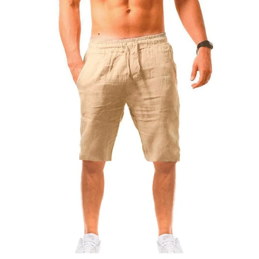 Men Linen Shorts Drawstring Summer Casual Pants Sport Gym Fitness Training Workout Jogging Running Sweatpants Beach Swim Trunks
Men Linen Shorts Drawstring Summer Casual Pants Sport Gym Fitness Training Workout Jogging Running Sweatpants Beach Swim Trunks