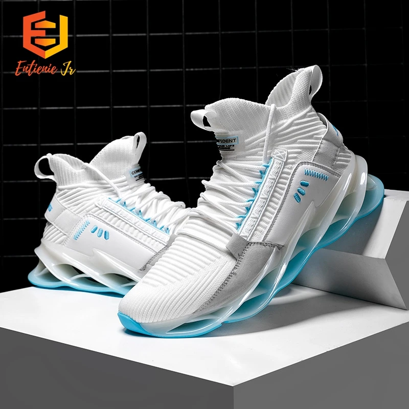 Etienne Jr Men Spring Blade Sneakers Large Size High Top Flying Woven Mesh Sports Shoes Trendy Casual Anti-Odor Gym Shoes
Etienne Jr Men Spring Blade Sneakers Large Size High Top Flying Woven Mesh Sports Shoes Trendy Casual Anti-Odor Gym Shoes