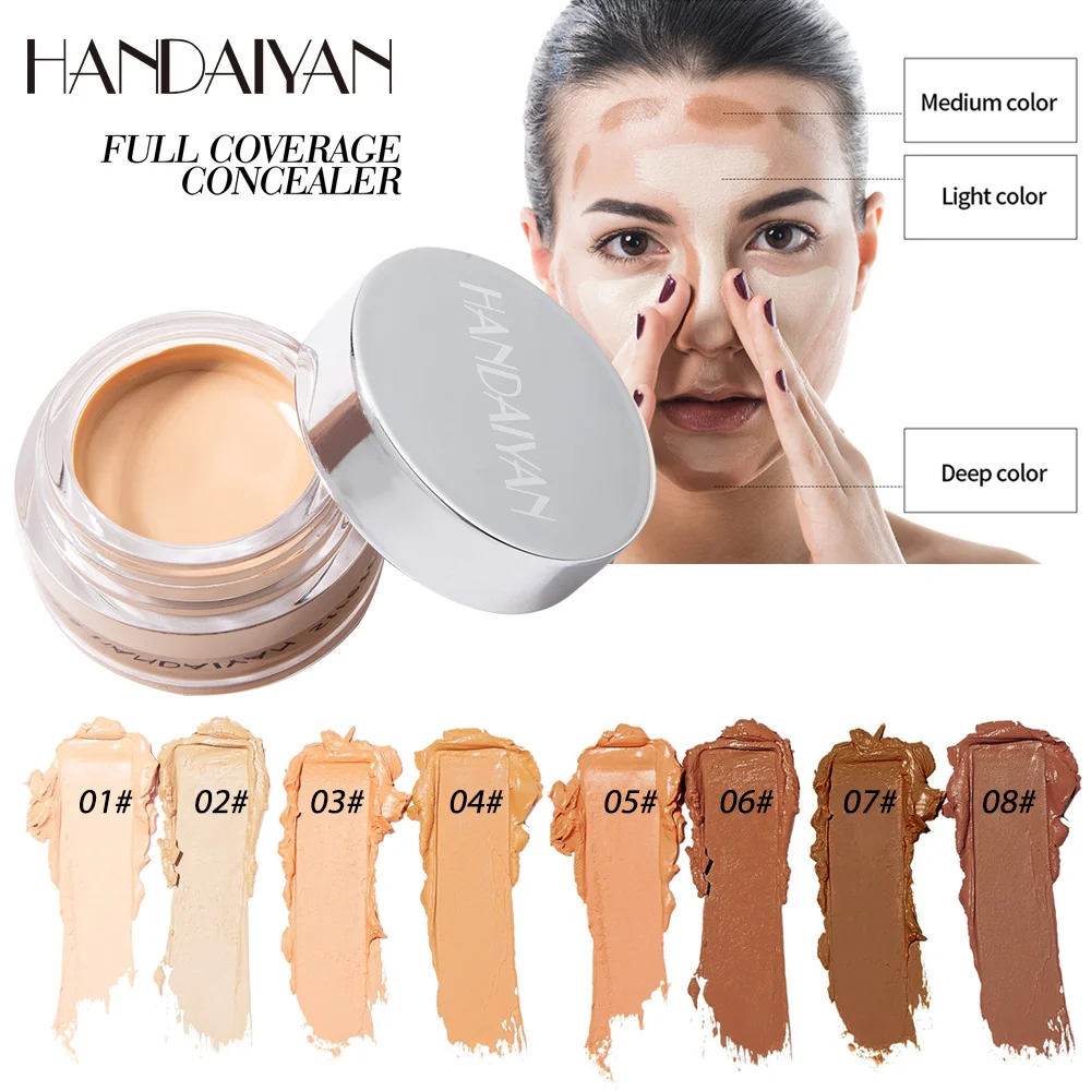 1 Piece Makeup Concealer Base New Full Concealer Repair Foundation Cream Cover Freckles Acne Marks Dark Circles Cover Cosmetic
1 Piece Makeup Concealer Base New Full Concealer Repair Foundation Cream Cover Freckles Acne Marks Dark Circles Cover Cosmetic