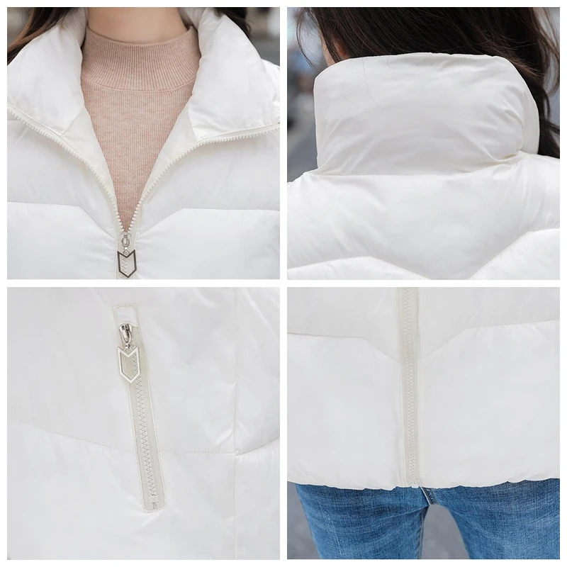 Large Size Autumn Winter Down Cotton Vest Jacket Women Short Loose Thickened Warm Stand Collar Waistcoat Sleeveless Outwear
Large Size Autumn Winter Down Cotton Vest Jacket Women Short Loose Thickened Warm Stand Collar Waistcoat Sleeveless Outwear