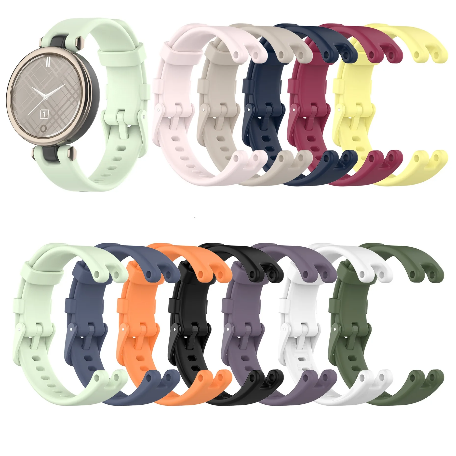 New Silicone Strap Compatible with Garmin Lily Women's Original Replacement bracelet wristband for Garmin Lily smart watch band
New Silicone Strap Compatible with Garmin Lily Women's Original Replacement bracelet wristband for Garmin Lily smart watch band