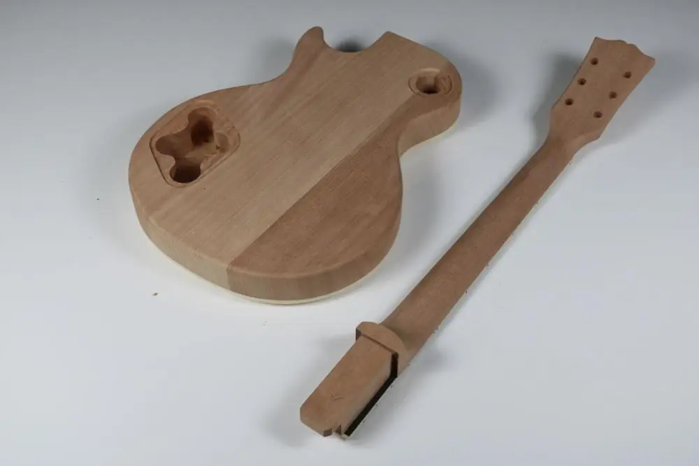 Unfinished Standard Electric Guitar Kit quilted Maple Top Veneer Grover Tuner | Спорт и развлечения