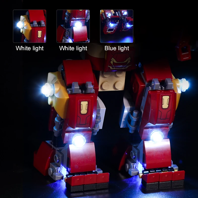 LED Lighting Kit For 76104 iron armor decorate your block toys as you like (led lighting only, No blocks)
LED Lighting Kit For 76104 iron armor decorate your block toys as you like (led lighting only, No blocks)