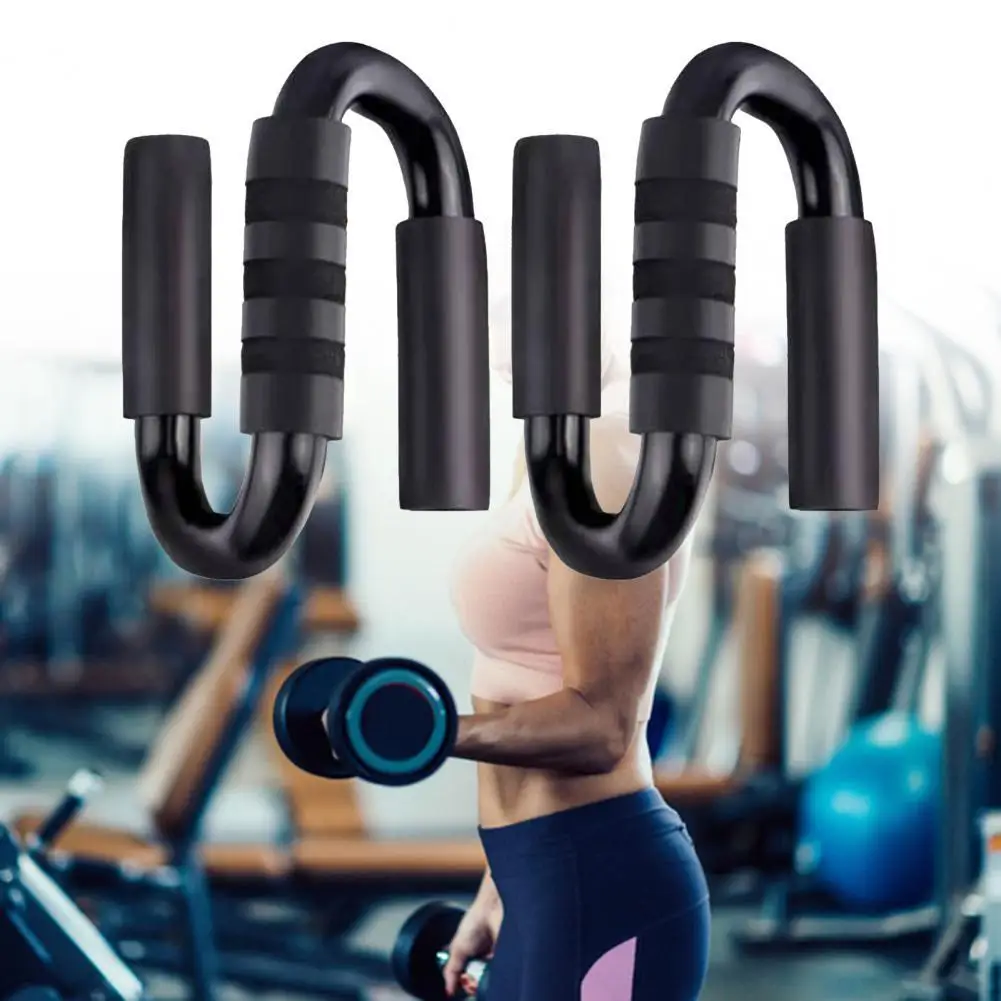 1 Pair Push-up Stand Thicker Anti-skidding S-Type Floor Workouts Push-up Bracket Board Hand Grip Muscle Training Device Home 
1 Pair Push-up Stand Thicker Anti-skidding S-Type Floor Workouts Push-up Bracket Board Hand Grip Muscle Training Device Home